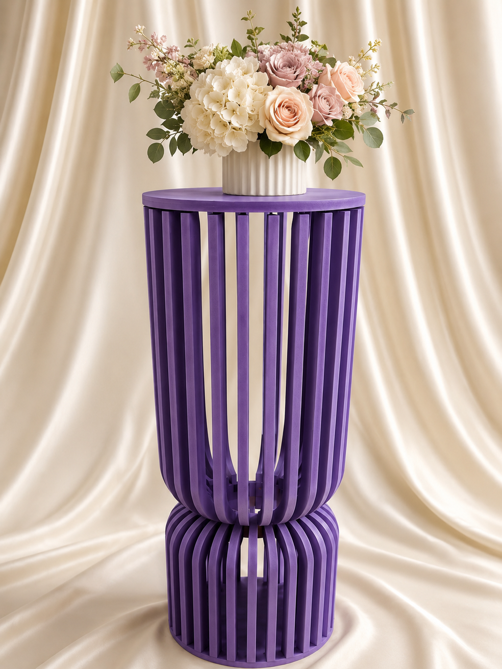Purple Cake Plinth Hire